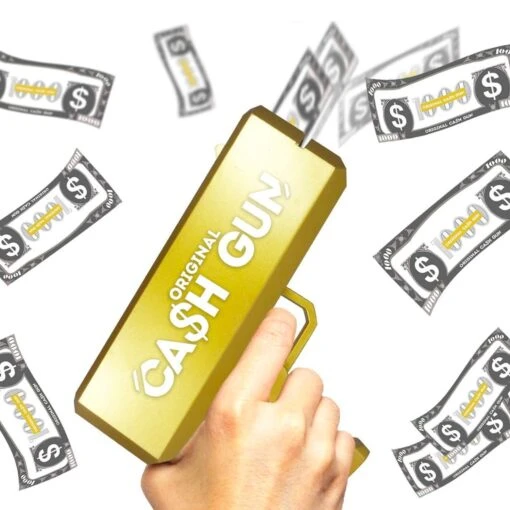 Cash Gun - Pistolet à Billets