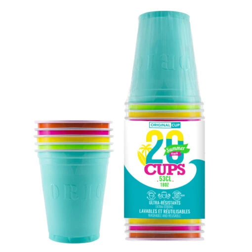 20 Gobelets Summer 53cl