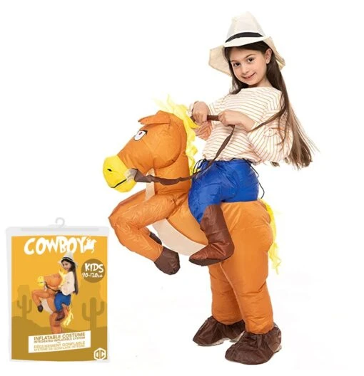 Costume Gonflable Cowboy Pour Enfants