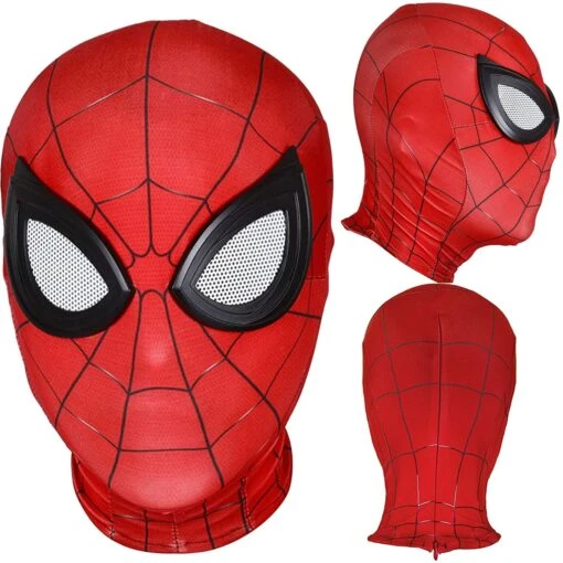 Masque Spider-Man Rouge Pour Enfants Et Adultes