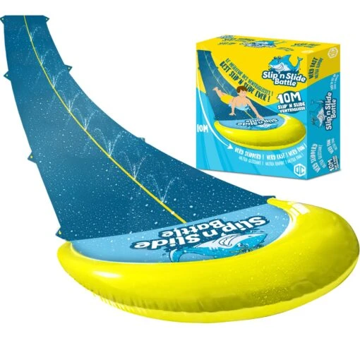 Tapis De Ventriglisse Double Piste De 10 Mètres - Slip'n Slide Battle