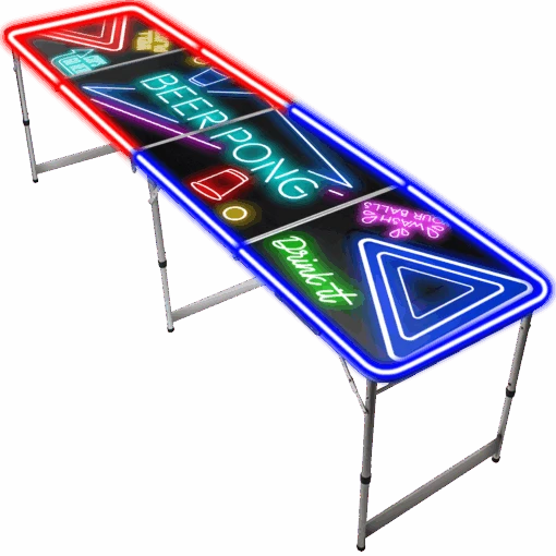 Table De Bière Pong Lumineuse - Table Beer Pong Spotlight